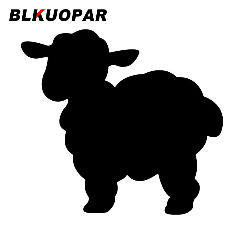 BLKUOPAR Cute Lamb Baby Sheep Car Sticker Original Fashionable Sunscreen Vinyl Decal Die Cut Motorcycle Refrigerator Decoration
