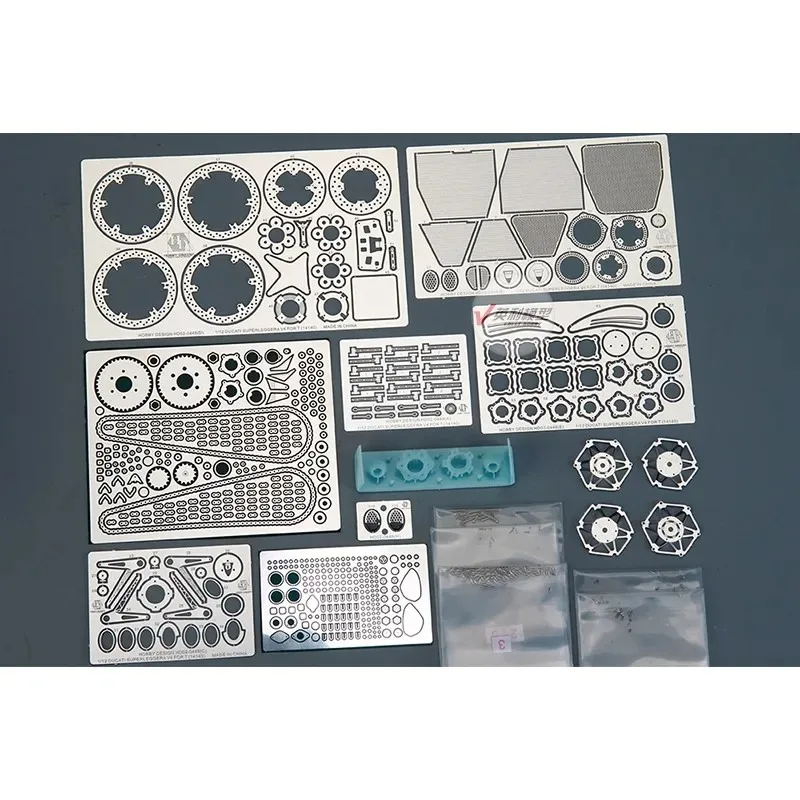 Hobby design atualizado conjunto de folhas de gravação 1/12 HD02-0448 para tamiya 14140 modelo construir hobby acessórios diy