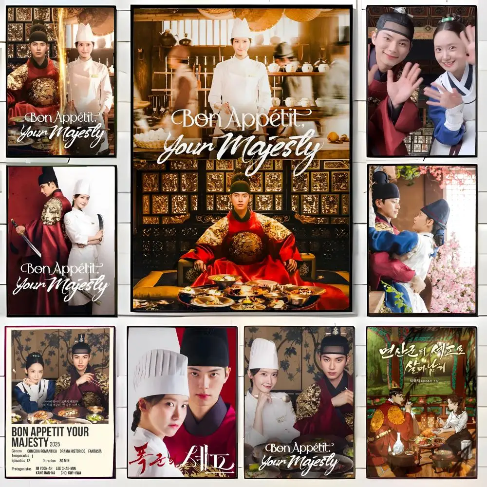 korean drama poster B-Bon Appetit Your Majesty Poster Wall Art Print Decorative Mural Home Decor Gift Unframed