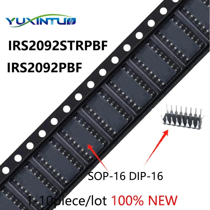 1-10piece100% New IRS2092S IRS2092PBF IRS2092SPBF IRS2092 IRS2092STRPBF SOP-16 DIP-16 Chipset