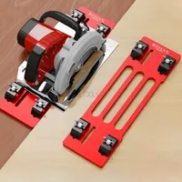 Universal Base Plate for Electric Circular Saw Woodworking Quick Positioning Guide Bracket Adjustable Cutting Guide Bottom Plate