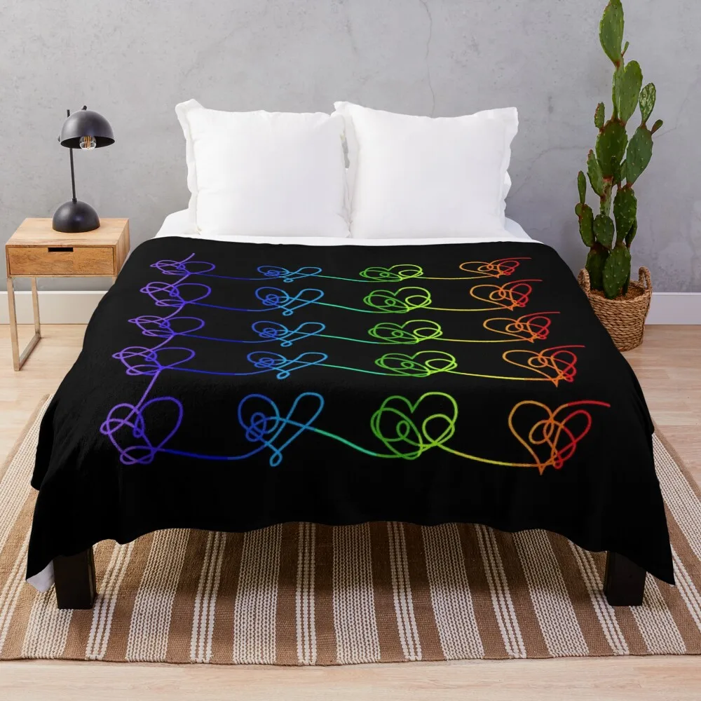 Love yourself answer tear Throw Blanket Moving Decorative Throw Blankets