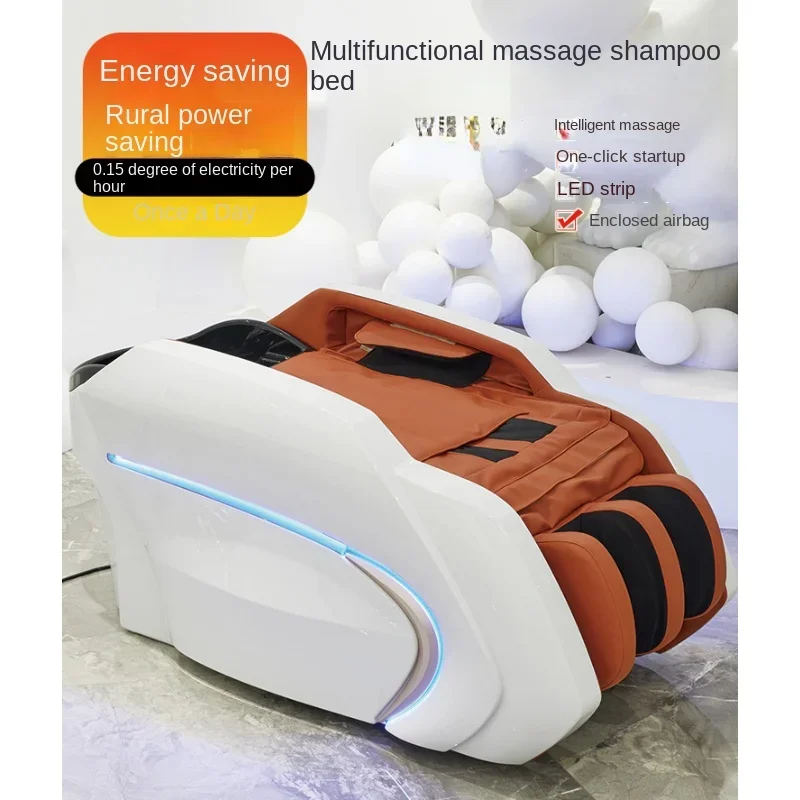 Intelligent Electric Massage Shampoo Bed Hair Saloon Dedicated Hairdressing Automatic Water Circulation Fumigation