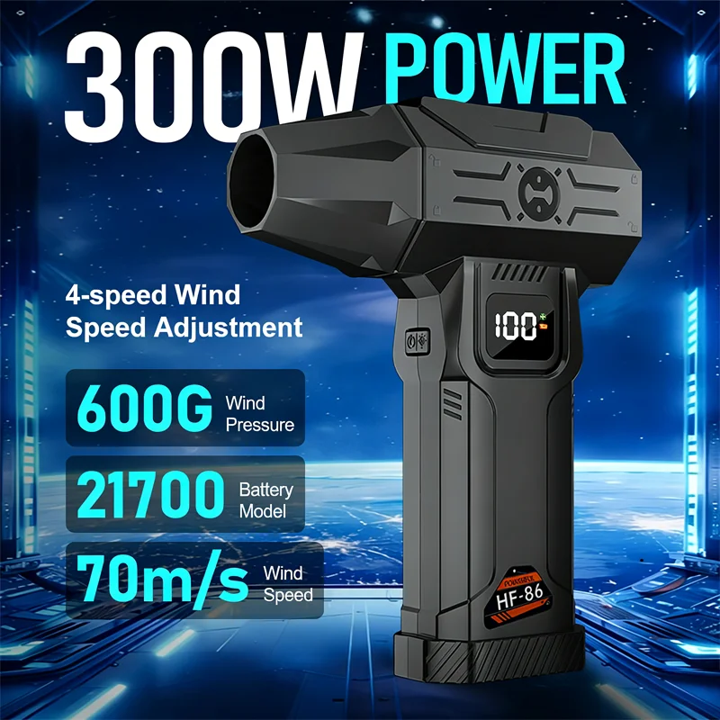 

Турбо-струйный вентилятор для авто, мощный воздуходув, бесщеточный мотор, 2-в-1 воздуходув и пылесос, эспандер воздуха для аварийного комплекта авто, очистки дома, ПК, клавиатуры, кемпинга и шерсти питомцев