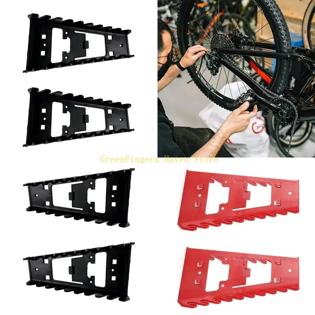 F68D ABS Engineering Plastic Tool Rack With MultiGroove Slots And Reinforced Base For Professional Garage Organization