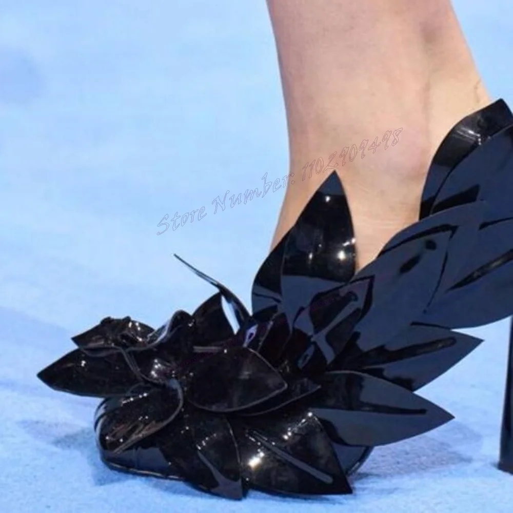 Flower Crystal Slingback Sandals Peep Toe Shoes for Women Stilettos High Heels Sexy Lady Luxury Shoes 2024 Zapatos Para Mujere