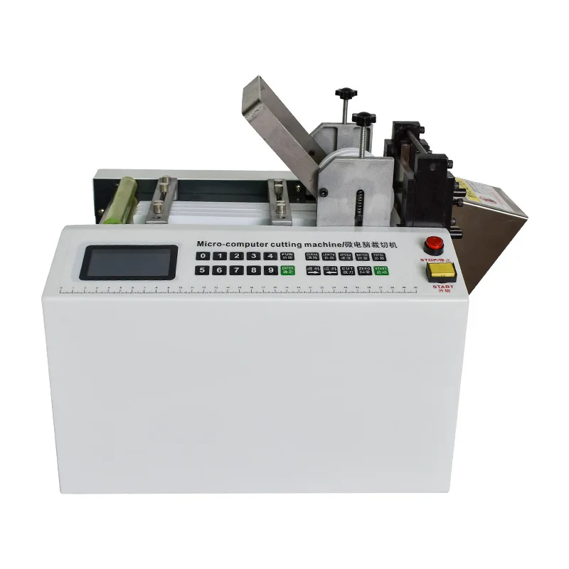 

Automatic pipe cutting machine Heat shrinkable tube Yellow wax tube Computer pipe cutting Shearing machine PVC casing cutting