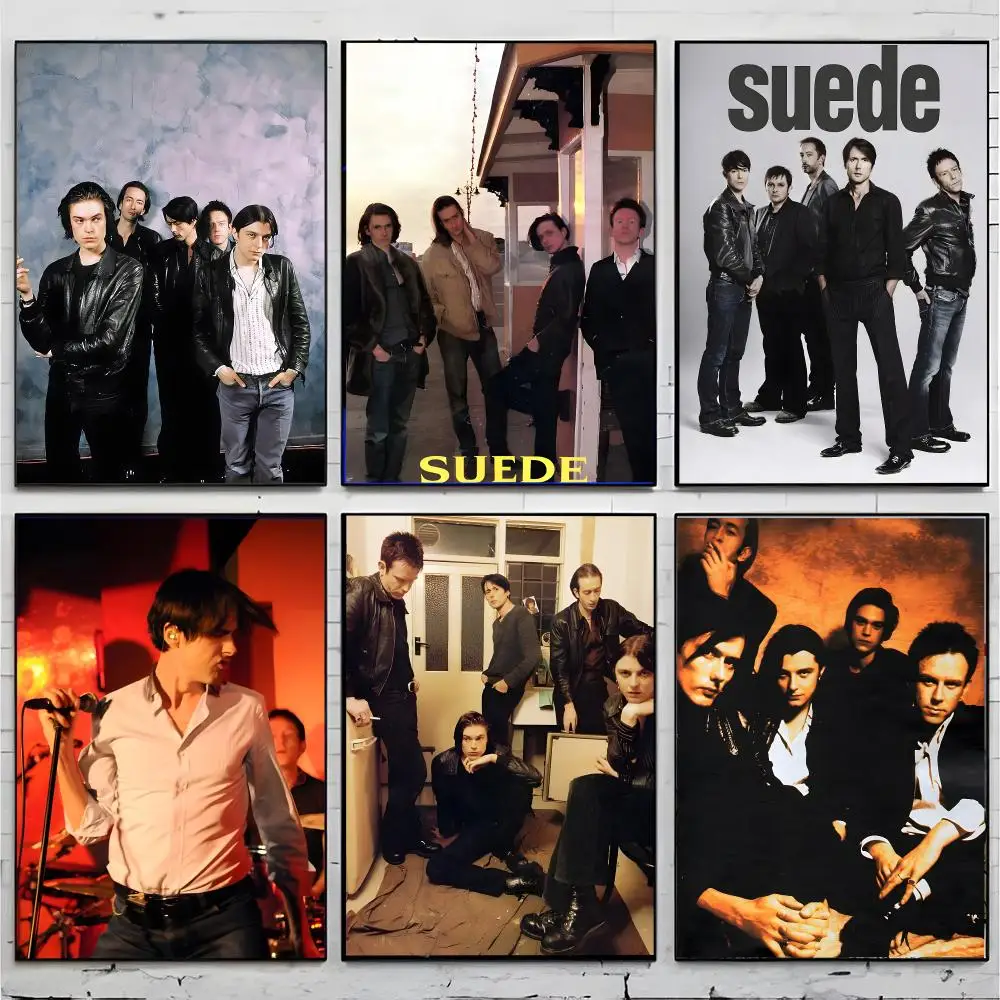 Britpop Nostalgic S-Suede Poster Superior Home Space Pub Indoor Decorative Art & Home Decor