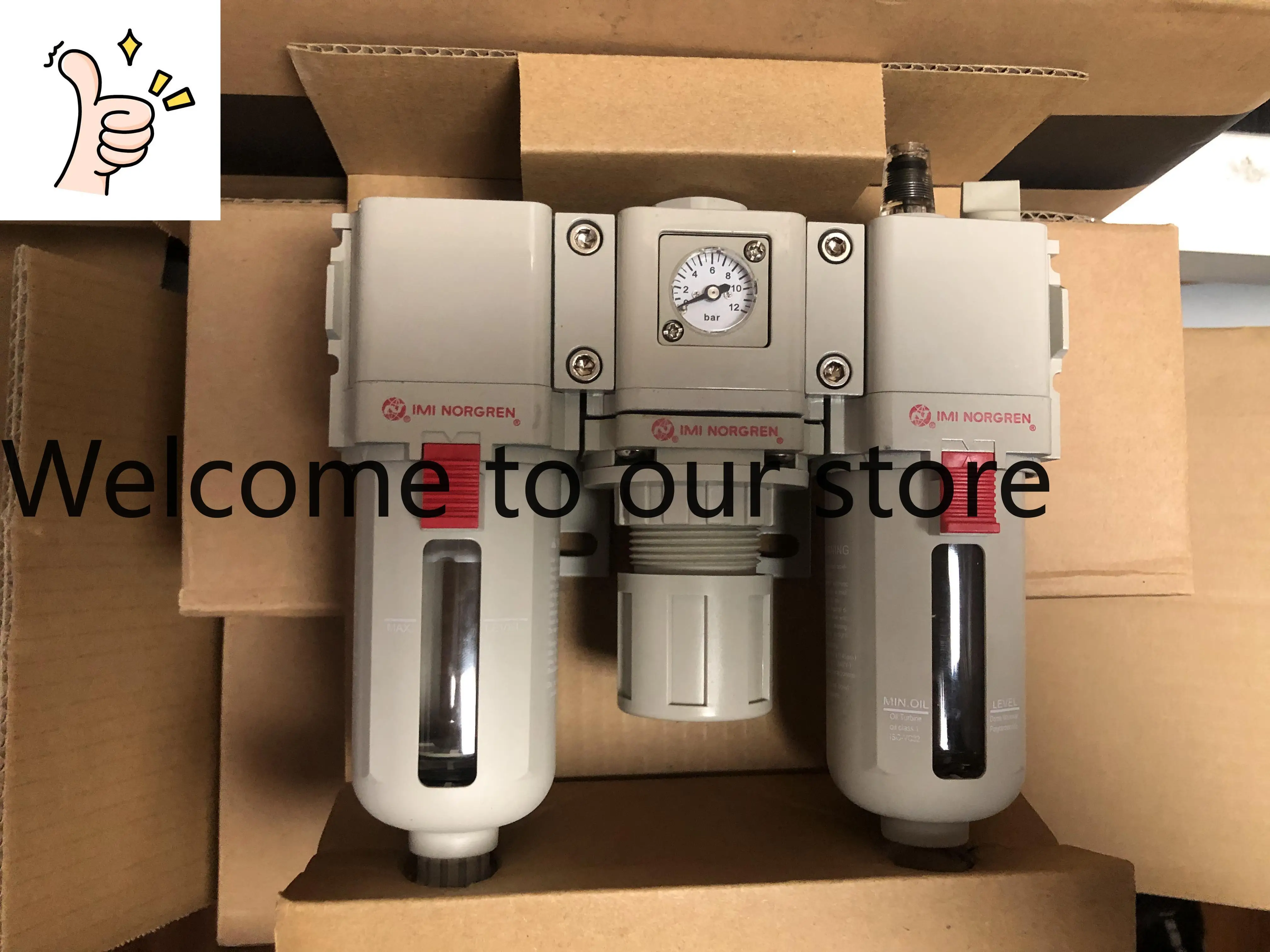 C49B-3GK-SW1-RMG-EWB, Norgren Pneumatic Triple, G3/8 'Thread