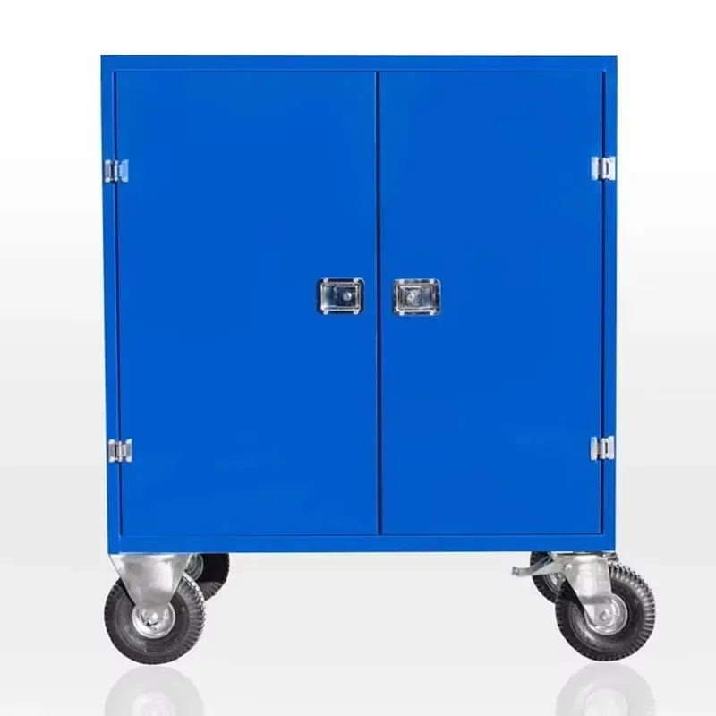 Aluminum Portable Steel Harness Box/Double Door Harness Storage Box