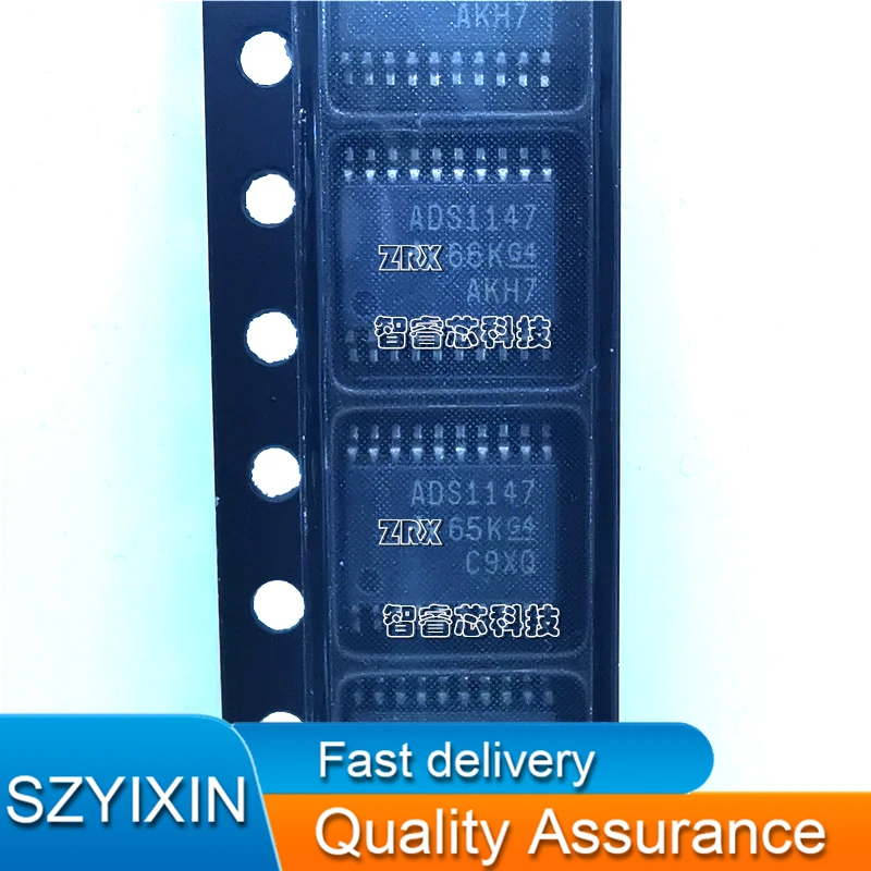 5Pcs/Lot New Original ADS1147IPWR ADS1147 16-bit ADC analog-to-digital converter TSSOP-20  In Stock