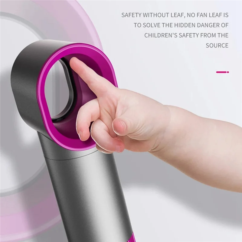 

Безлопастной вентилятор, небольшой настольный вентилятор, воздушный охладитель, перезаряжаемый тихий вентилятор с управлением прессом для офиса-BAAX