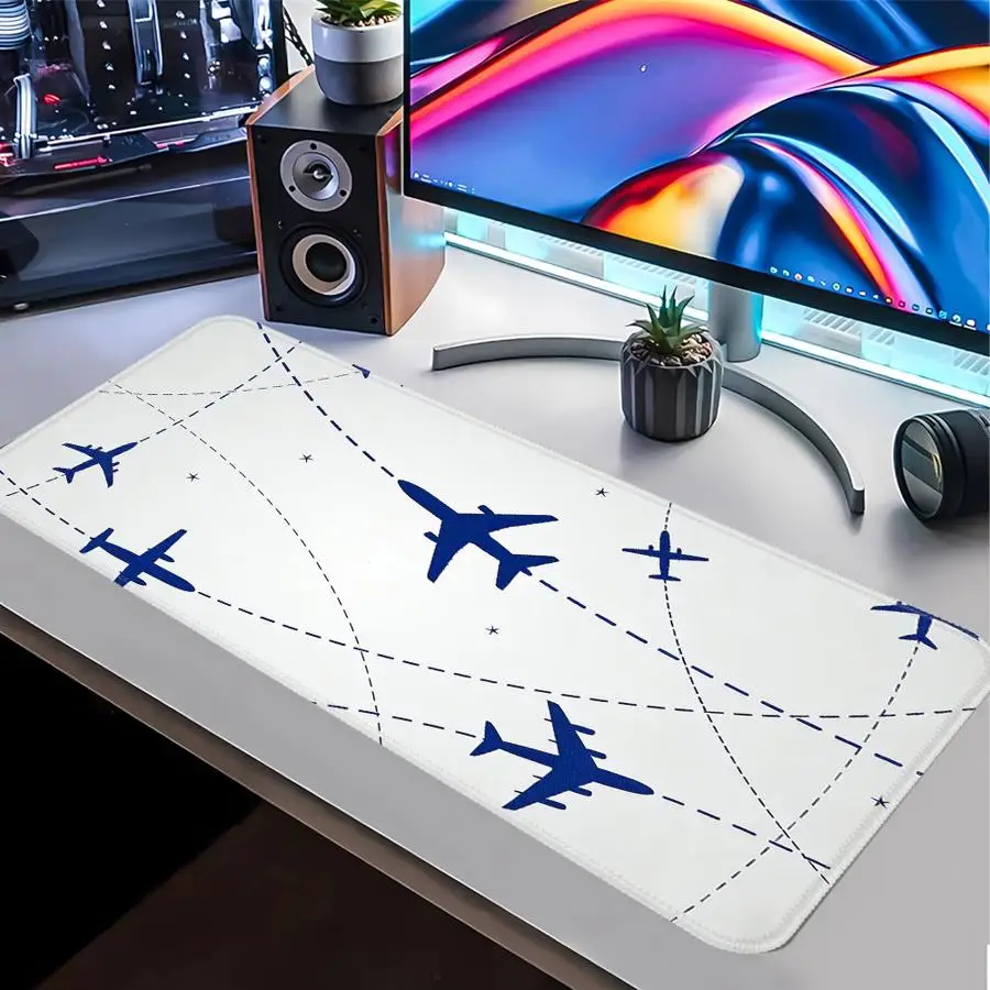 Flight Route Waterproof Mouse Pad Computer Laptop Pad office Pad Desk accessories Keyboard Mouse Pad Game Console Pad