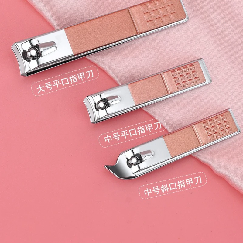 휴대용 매니큐어 세트, 전문 네일 풋 케어 페디큐어 손톱깎이, 페디큐어 나이프 그루밍 키트, 핑크 접이식 가방 포함, 15 개