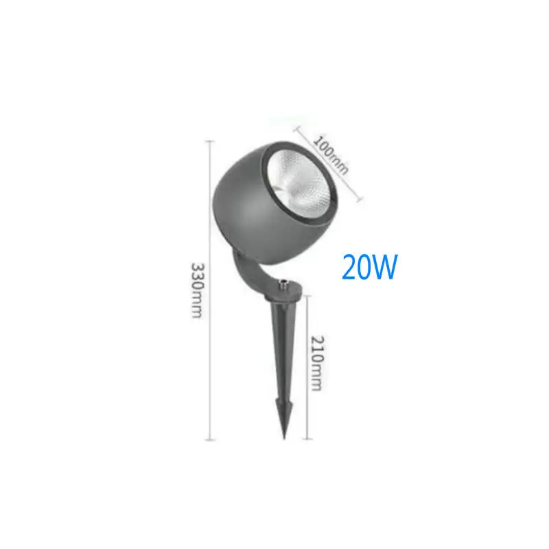 Luz LED para paisajes, decoración impermeable para exteriores, patio, camino, Villa, jardín, bolardo, lámparas de césped