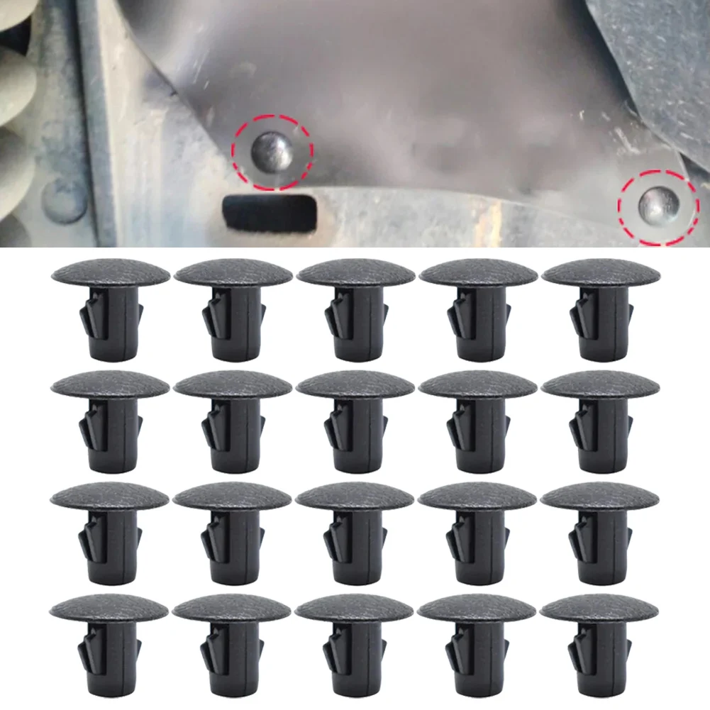 Newest 20Pcs Splash Guard Shield Clips Fender Liner Apron Rivet For Toyota 90467-10186 Direct Replacement Car Accessories