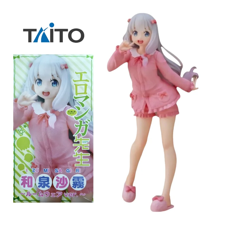 

In Stock Original TAITO ‌Eromanga Sensei Izumi Sagiri Pink Pajamas‌ Anime Figure Model Collection Doll Ornament Birthday Present