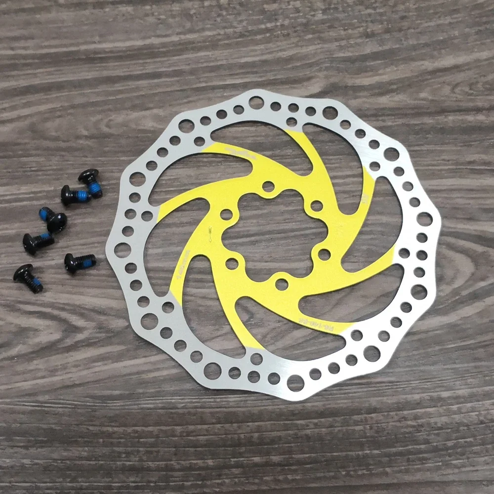 high quality R6 stainless steel  brake disc rotor 140/160/180/203mm  MTB/road disc brake/cyclocross bike brake disc 44mm 6-bolt