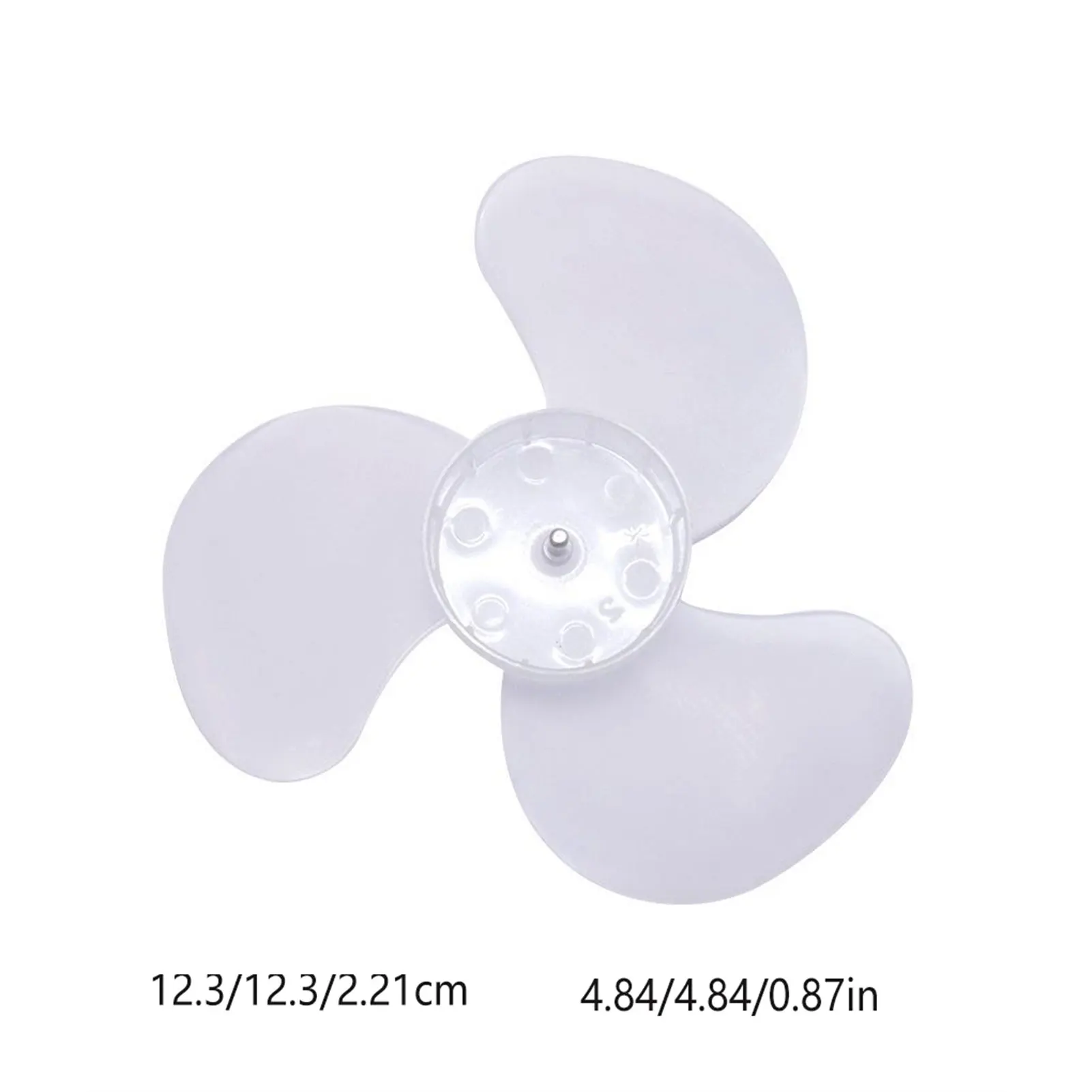 Electric Fan Blades 3-Blades Waterproof Reusable Table Fanner Part for Maintenance of Small Household Appliances