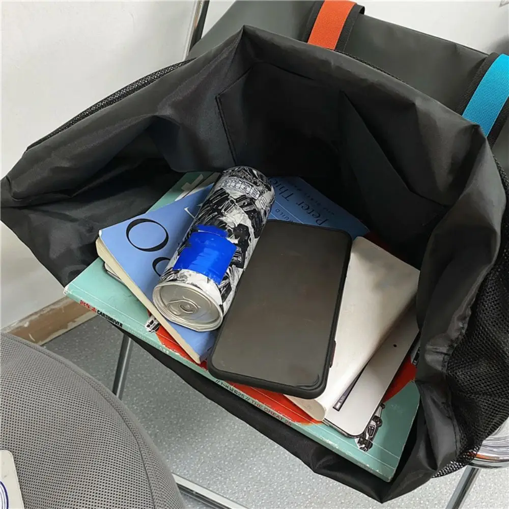 Zipper Waterproof Male Tote Bag Large Capacity Casual Travel Luggage Bag Oxford Cloth Commuting Nylon Duffle Bag Travel