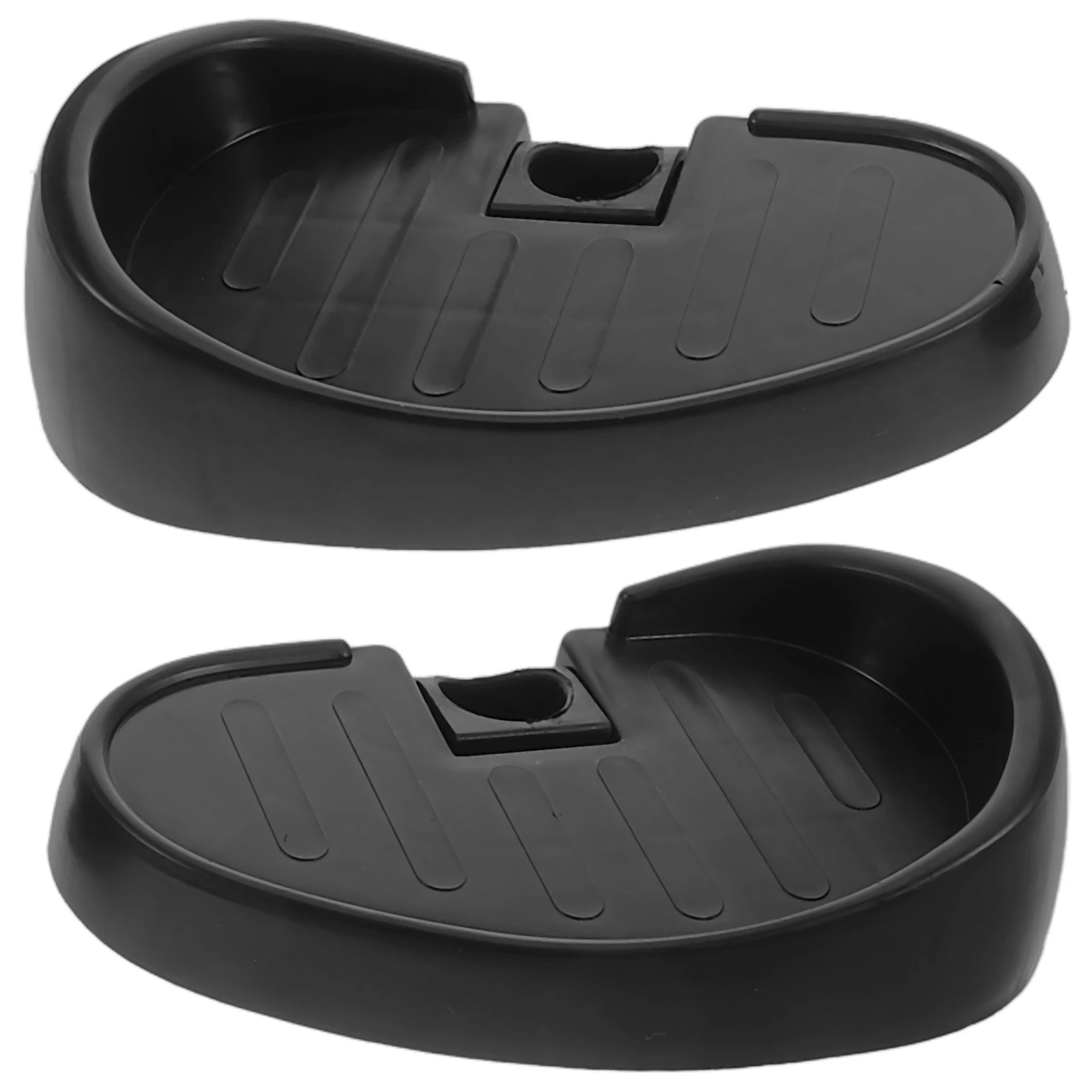 

2 шт. детали подставки для ног для детей, трехколесный велосипед, педали для детской коляски, сменные аксессуары, черный детский удобный долговечный пластик