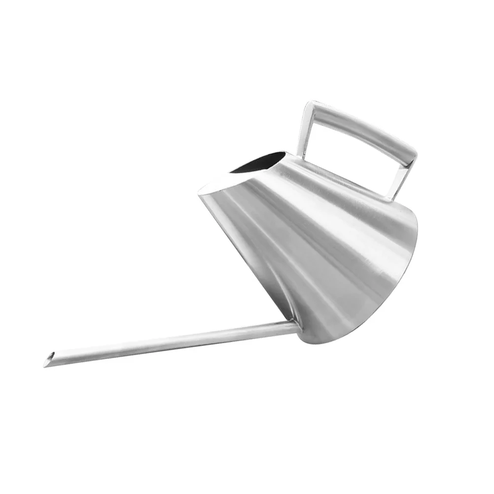 

Vintage Style Stainless Steel Watering Can Durable Long Spout Large Capacity Gardening Kettle Outdoor Indoor Plant Flower Tool