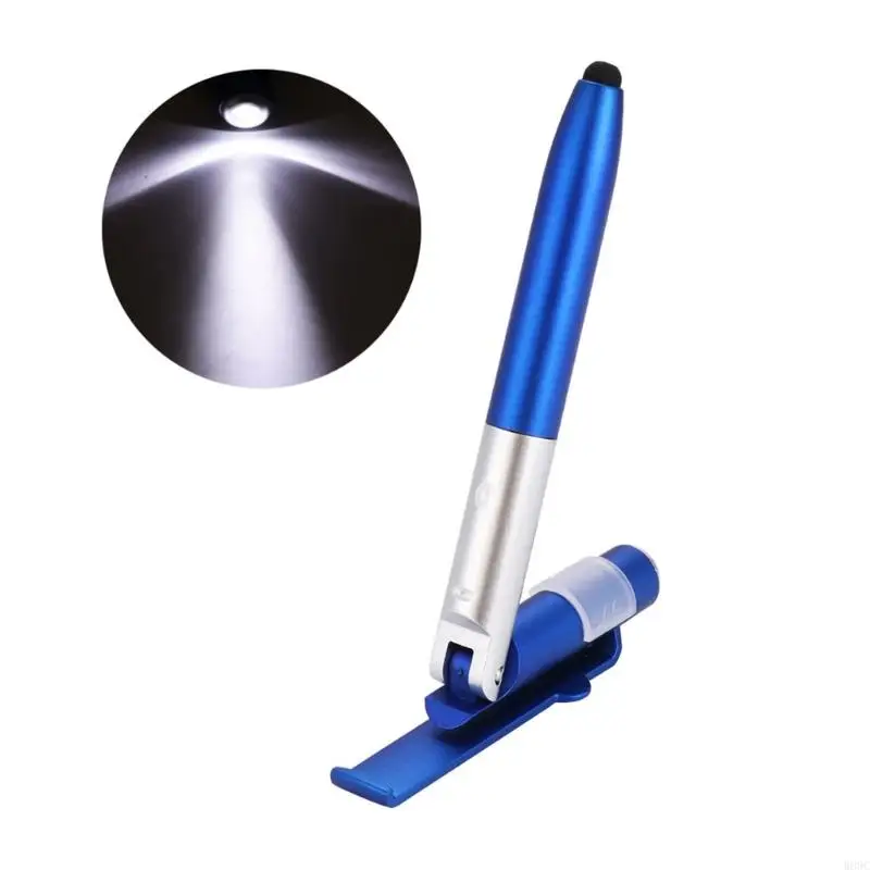 W89C BallPoint Pen с светодиодным световым многофункциональным организацией канцелярских товаров для детей для детей, девочки,