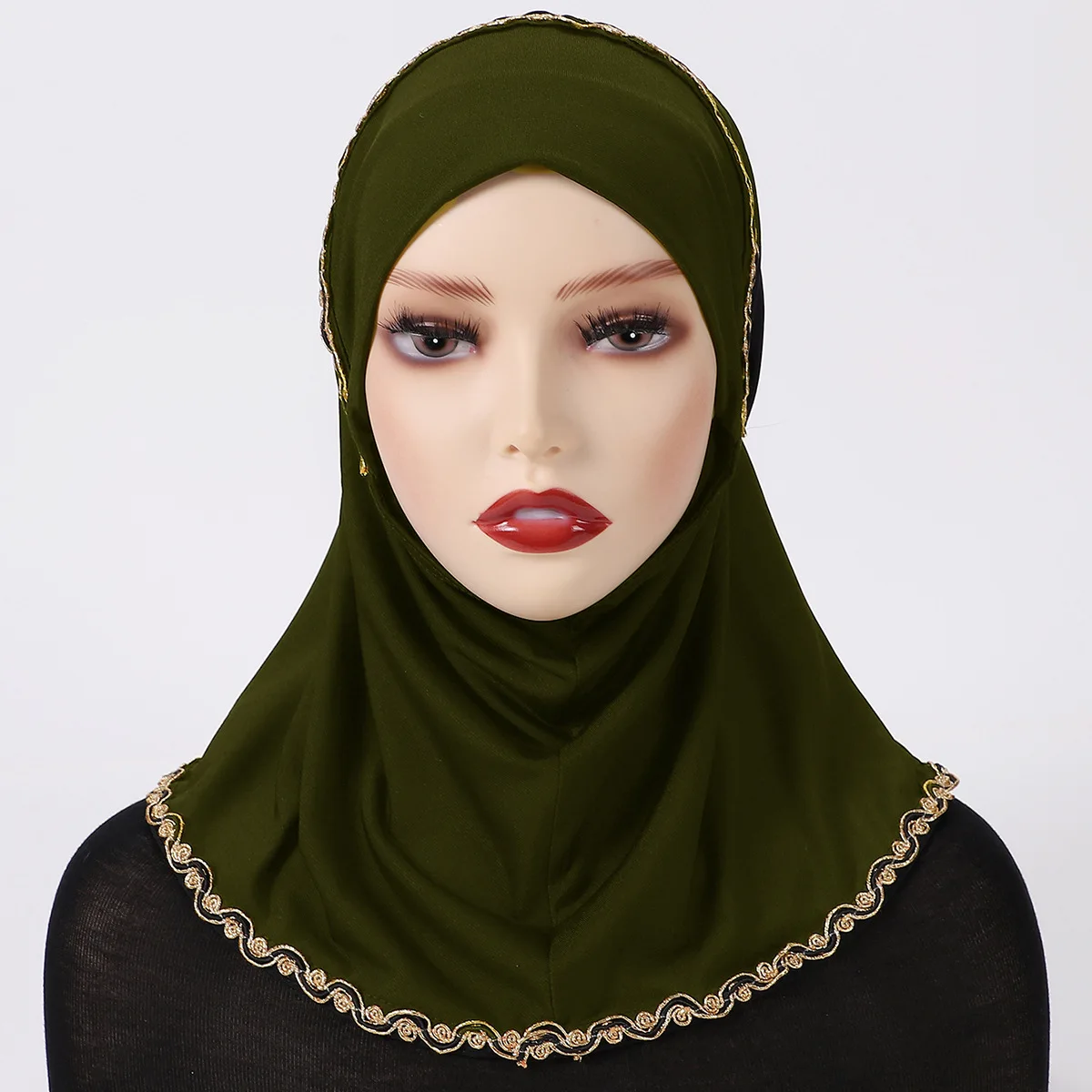 Ramadan Muslim Instant Hijab Woman Undercap Shawls Ready To Wear Hijabs Women Islam Arab Turban Cap