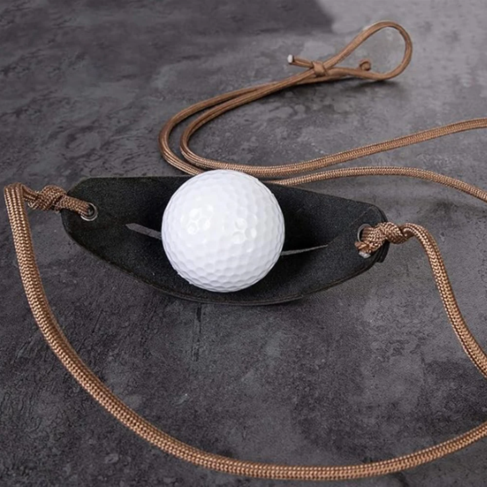 اليدوية الجلود الراعي حبال الحقيبة الجلدية رمي حبال الطراز القديم مقلاع المشي لمسافات طويلة الصيد الملحقات