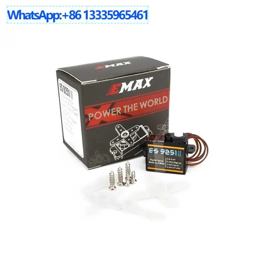 

EMAX Yinyan Digital Servo ES9251II Модернизированный мини-самолет с фиксированным крылом 2,5 г, сверхлегкая 3D-машина