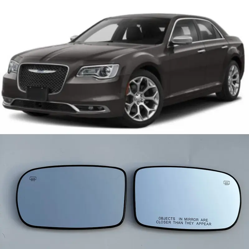 

2pc Heated Mirror Glass Rear view mirrors For Chrysler 300 2012 2013 2014 2015 2016 2017 2018 2019 2020 2021