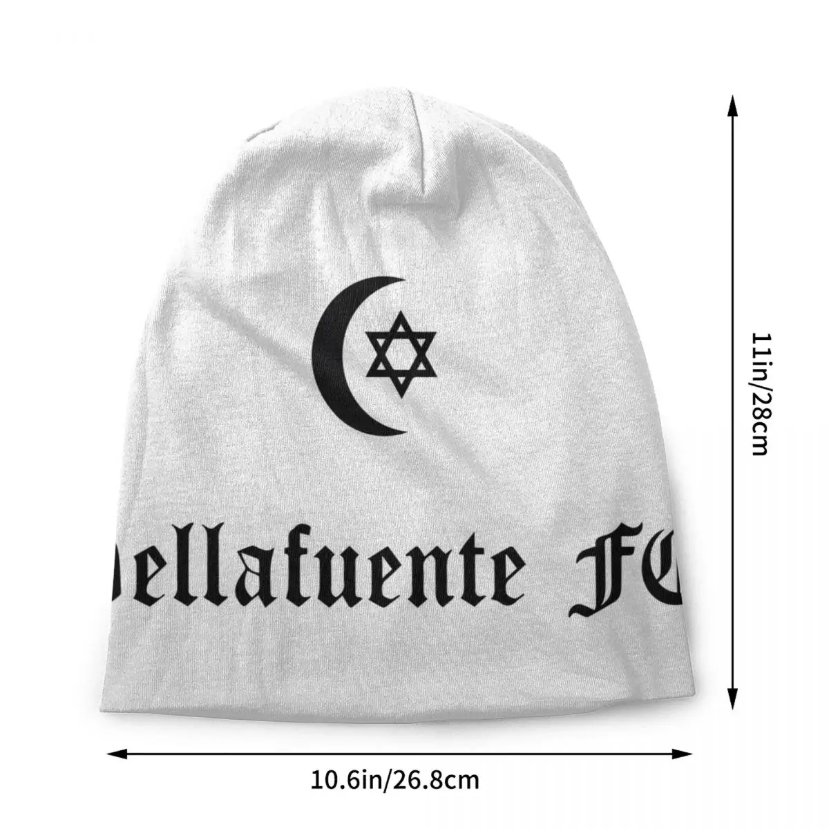 Dellafuente FC Spanish Skullies Beanies Caps Streetwear Winter Warm Men Women Knitting Hat Unisex Adult Rock Rapper Bonnet Hats