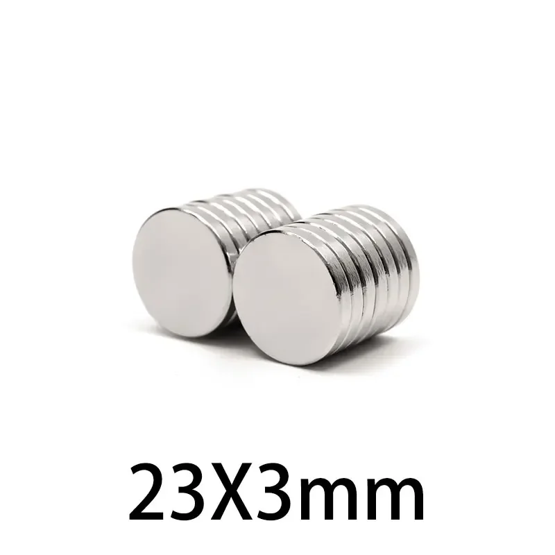 

5/10/20/50PCS 23x3mm Round Magnet Super Strong Magnetic Disc Permanent Refrigerator Magnets 23*3mm Neodymium Magnet N35