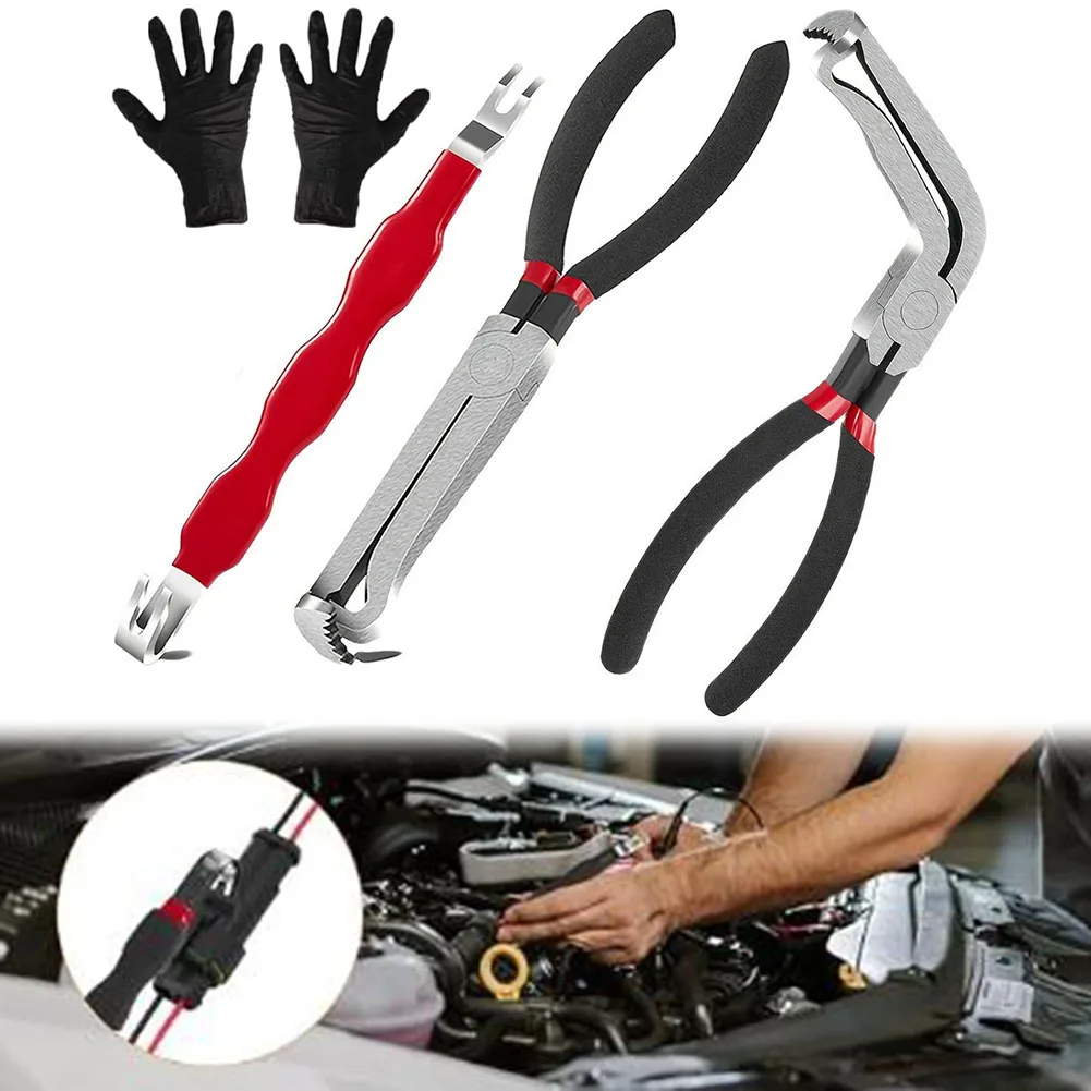 

Automotive Electrical Repairs Automotive Wiring Tool Carbon Steel Material Compact Storage Bag Double-Ended Pliers