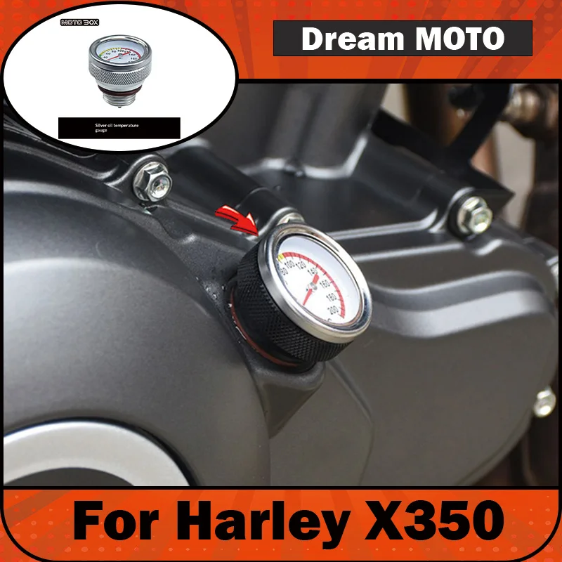 【Premium】For Harley-Davidson X350 Engine Oil Gauge, Oil Temperature Gauge, and Dipstick Temperature Gauge – Specialized Accessor