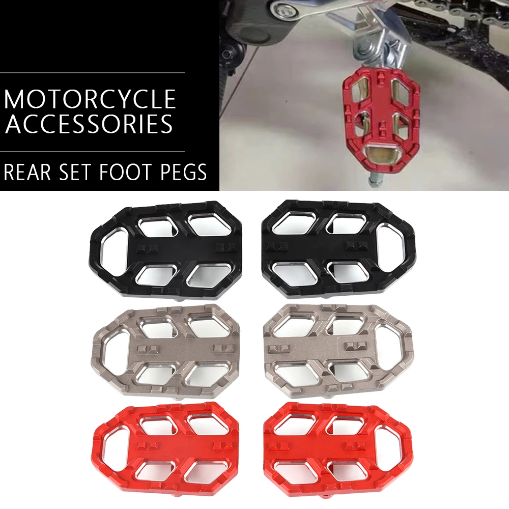 

Motorcycle CNC Rear set foot pegs For HONDA NX400 NX 400 NX500 NX 500 2023-2025 Foot Pegs Pedals Rest Footpegs Enlarge Extension