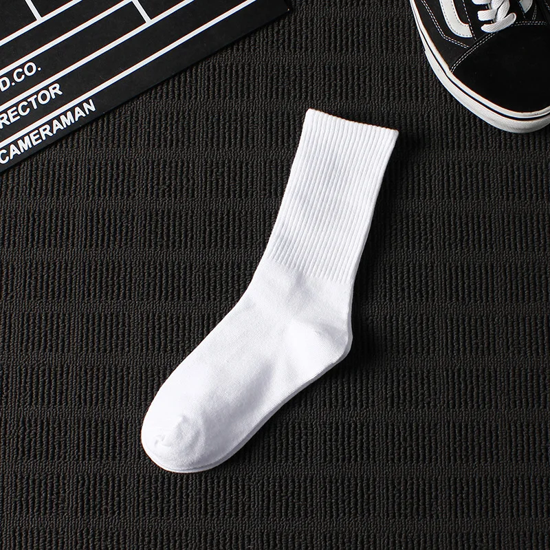 5 Pairs Men Socks Ankle Cotton Anti-slip Middle Tube Crew Socks Non-slip Summer Sports Socks Short Formal White Black