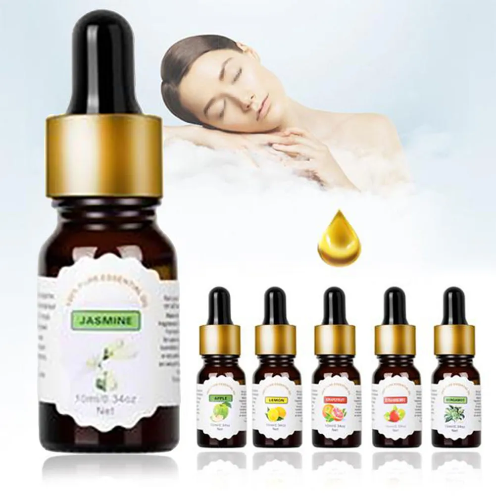 

10Ml Pure Jasmine Essential Oil for Humidifier Aromatherapy Diffuser Water Soluble Air Fresh Oil Home Office Car Sleep Aid