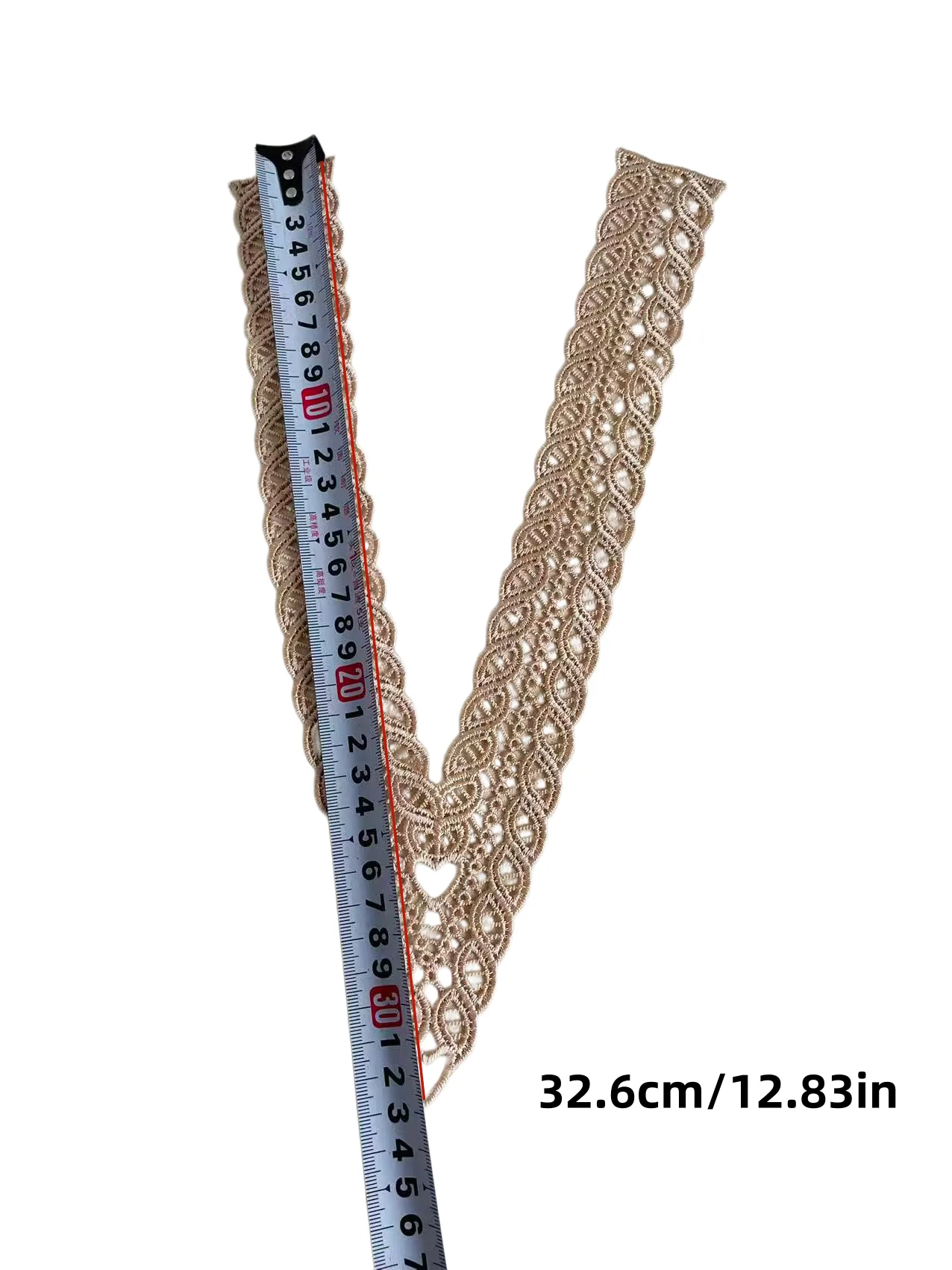 3 Pièces de Tissu en Dentelle Populaire pour DIY : Col, Poignets, Ourlet de Jupe, Bandes Décoratives et Accessoires de Couture