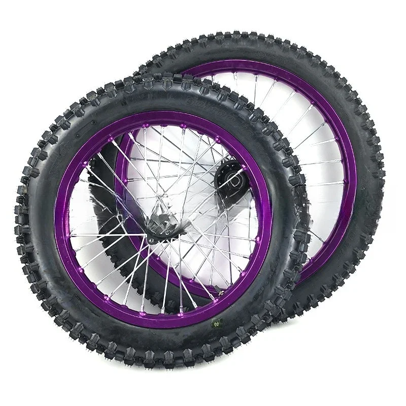 

Off-road motorcycle front 70/100-19 inch rear 90/100-16 inch aluminum alloy aluminum ring tire