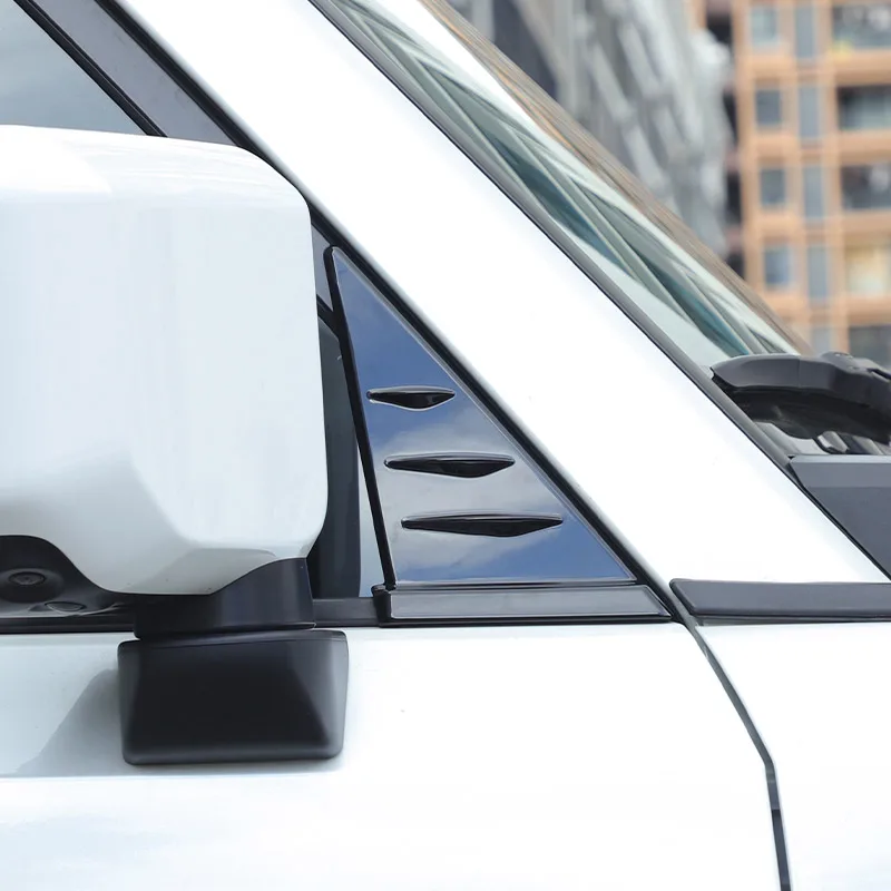 

Для Toyota Land Cruiser 250 Prado LC250 2024 2025 ABS глянцевое черное зеркало заднего вида, боковой треугольный спойлер, накладка, автомобильные аксессуары