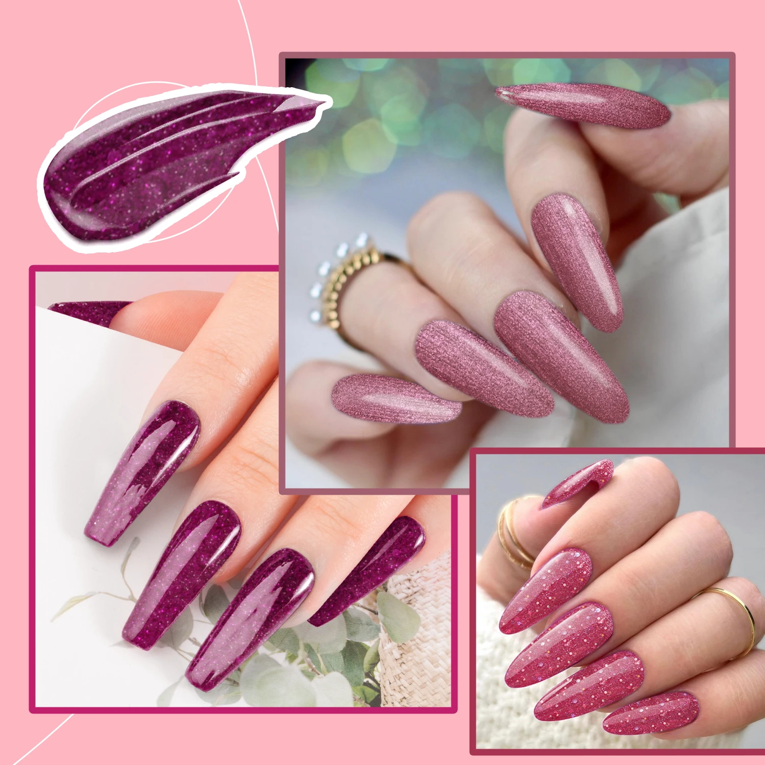 مجموعة طلاء أظافر جل للمانيكير ، رمادي عاري ، بني ، وردي ، نقعي ، تصميم أظافر منزلي ، هدايا للنساء ، 6 ألوان ، 8 ألوان #4