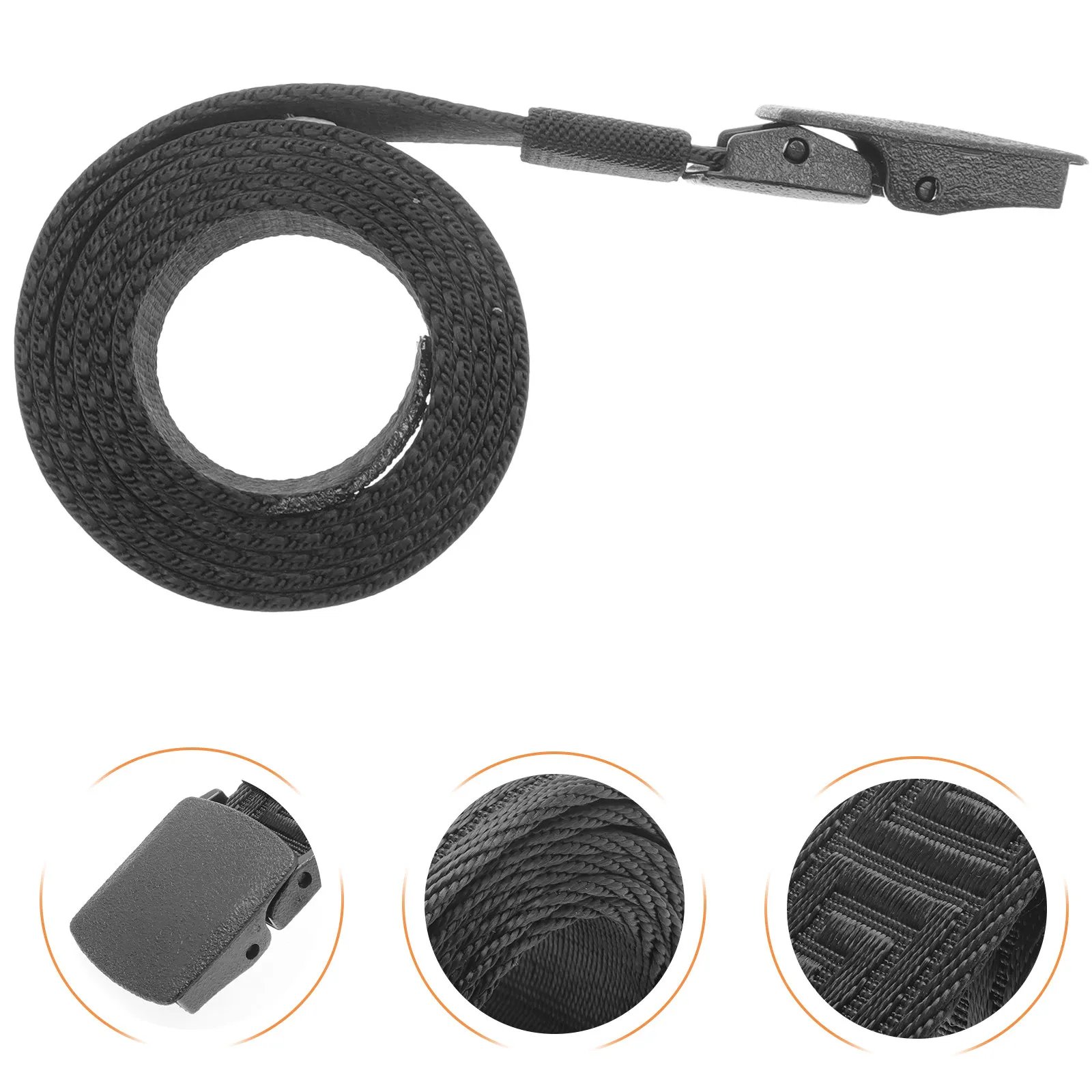 

Men Belt Outdoor Adjustable Waist Belt Polyester Material Twill Design Wear-Resistant Reusable Portable for Camping Travel
