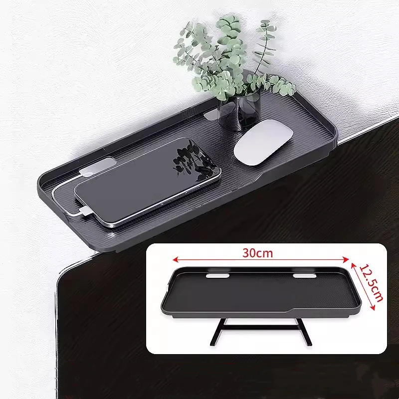 Adjustable TV Screen Top Shelf Computer Monitor Desktop Screen Top Storage Rack TV Media Box, Router Shelf Rack Home Organizer