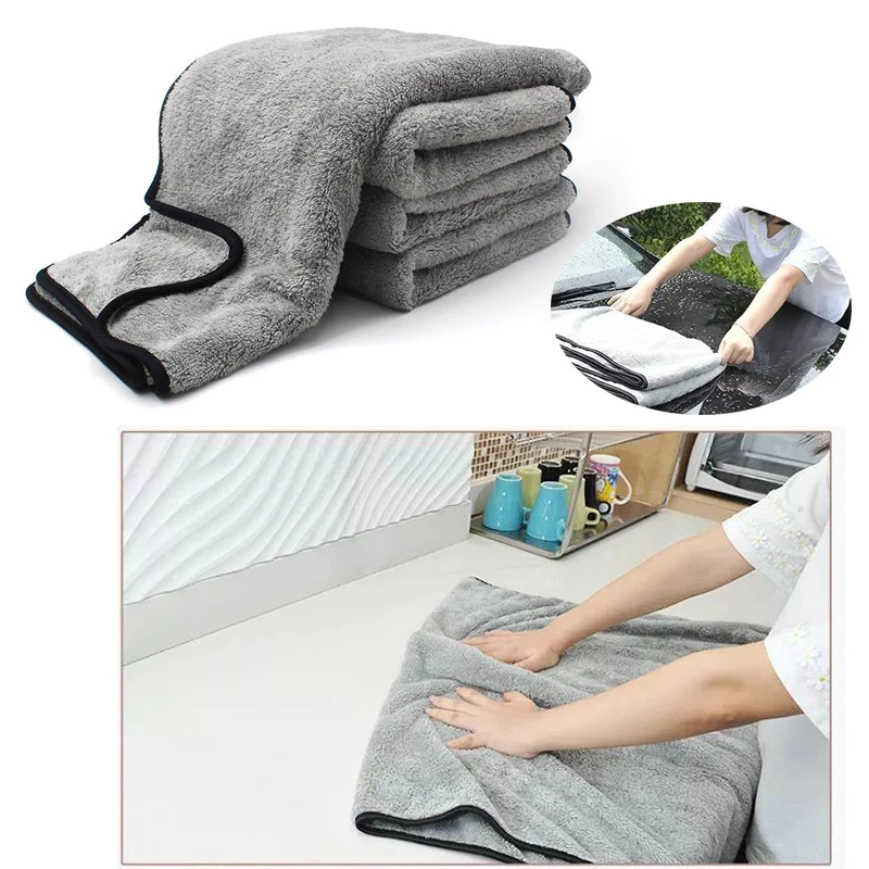 

100x40cm Microfiber Car Washing Towel Fast Drying Auto Cleaning Extra Soft Cloth High Absorbent Drying Cloth Wash Towel