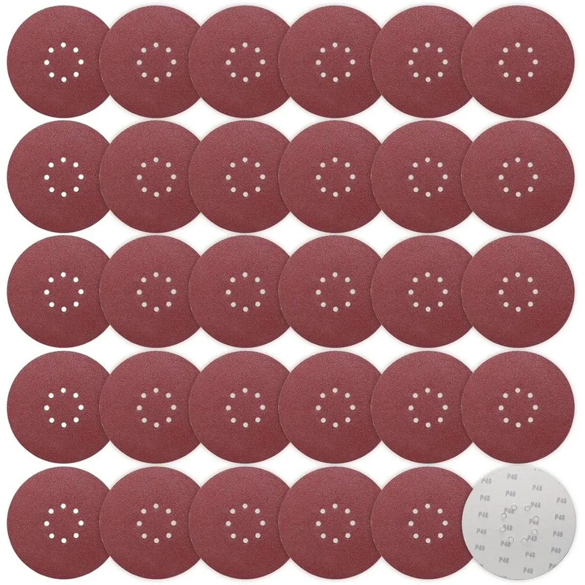 Pack of 30 Sandpaper 225 mm for Giraffe Drywall Sander Sanding Disc Alumina