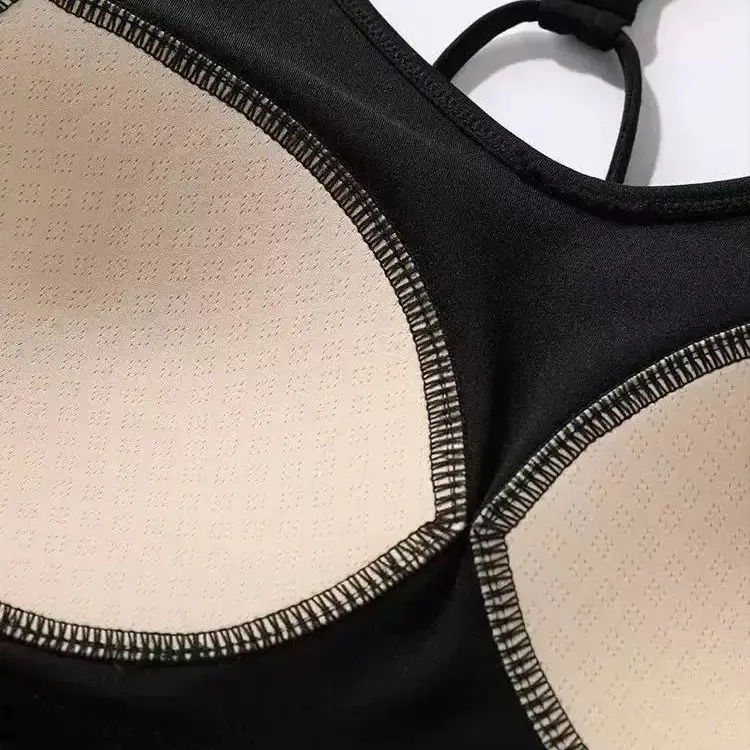 Damski strój do jogi z odkrytymi plecami, długi rękaw, sportowy top