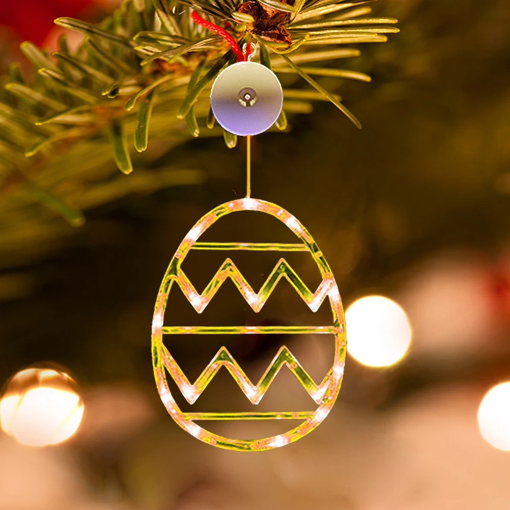 Modische hängende eiförmige Lichter, dekorative Lichter für Schlafzimmer, Heimdekoration, Weihnachtszimmer, Wanddekoration. Batterie nicht im Lieferumfang enthalten