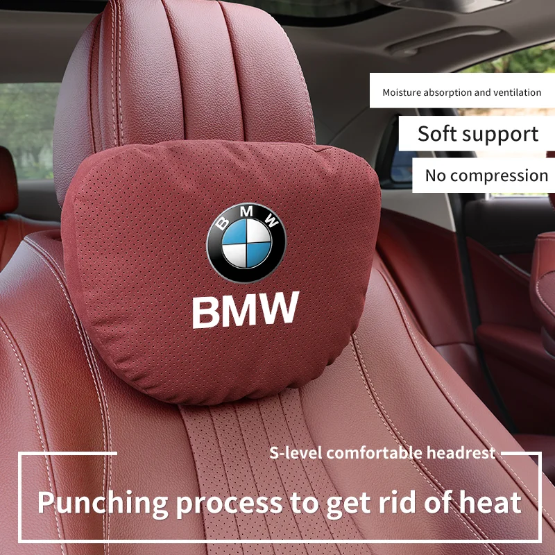 Car Interior Headrest Seat Head Support Neck Pillow For BMW E36 E46 E60 E90 E30 E34 E39 E91 E92 F20 ﻿G20 G30 X3 X5 X2 X4 X6 X7