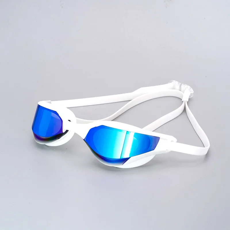 Gafas de natación profesionales para adultos, impermeables, a prueba de niebla, para carreras, para hombres y mujeres, equipo de natación Chapado en